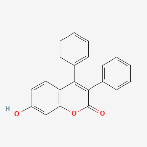 molecular formula C21H14O3 B2699493 3,4-Diphenyl-7-hydroxycoumarin CAS No. 3450-72-4