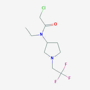 2-Chloro-N-ethyl-N-[1-(2,2,2-trifluoroethyl)pyrrolidin-3-yl]acetamide