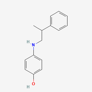 4-[(2-Phenylpropyl)amino]phenol