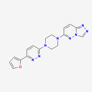 6-[4-[6-(Furan-2-yl)pyridazin-3-yl]piperazin-1-yl]-[1,2,4]triazolo[4,3-b]pyridazine