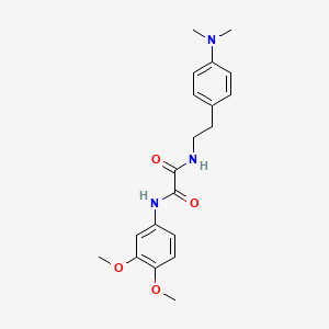 molecular formula C20H25N3O4 B2699559 N1-(3,4-dimethoxyphenyl)-N2-(4-(dimethylamino)phenethyl)oxalamide CAS No. 954069-71-7