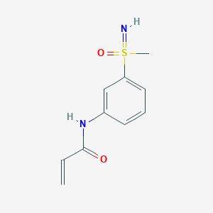 molecular formula C10H12N2O2S B2699612 N-[3-(Methylsulfonimidoyl)phenyl]prop-2-enamide CAS No. 2361639-98-5