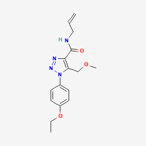 N-allyl-1-(4-ethoxyphenyl)-5-(methoxymethyl)-1H-1,2,3-triazole-4-carboxamide