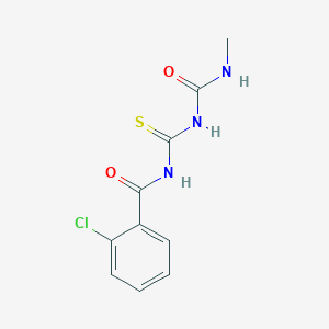 2-chloro-N-[(methylcarbamoylamino)-sulfanylidenemethyl]benzamide