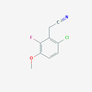 6-Chloro-2-fluoro-3-methoxyphenylacetonitrile