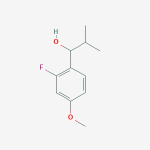 1-(2-Fluoro-4-methoxyphenyl)-2-methylpropan-1-ol