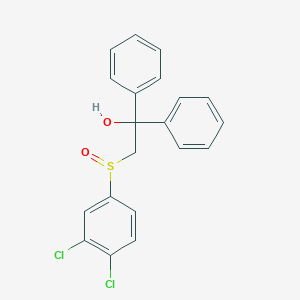 2-[(3,4-Dichlorophenyl)sulfinyl]-1,1-diphenyl-1-ethanol