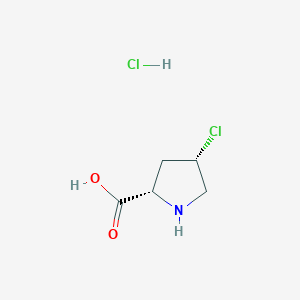 (2S,4S)-4-Chloropyrrolidine-2-carboxylic acid;hydrochloride