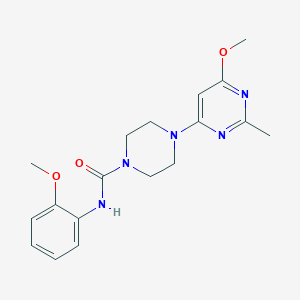 4-(6-methoxy-2-methylpyrimidin-4-yl)-N-(2-methoxyphenyl)piperazine-1-carboxamide