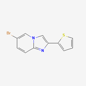 6-Bromo-2-(thiophen-2-yl)imidazo[1,2-a]pyridine