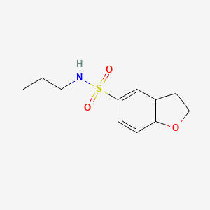 N-propyl-2,3-dihydro-1-benzofuran-5-sulfonamide