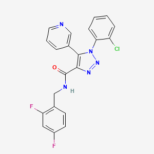 1-(2-chlorophenyl)-N-(2,4-difluorobenzyl)-5-(pyridin-3-yl)-1H-1,2,3-triazole-4-carboxamide
