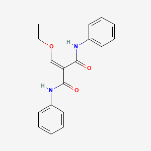 molecular formula C18H18N2O3 B2699780 2-(ethoxymethylidene)-N,N'-diphenylpropanediamide CAS No. 324580-80-5