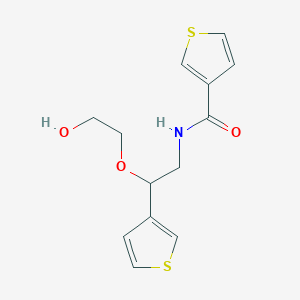 N-(2-(2-hydroxyethoxy)-2-(thiophen-3-yl)ethyl)thiophene-3-carboxamide