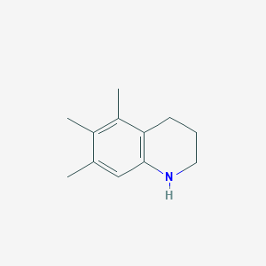 molecular formula C12H17N B2699791 5,6,7-三甲基-1,2,3,4-四氢喹啉 CAS No. 2580250-64-0