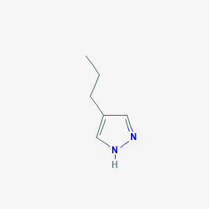 molecular formula C6H10N2 B2699819 4-Propyl-1H-pyrazole CAS No. 21037-81-0