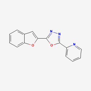 2-(Benzofuran-2-yl)-5-(pyridin-2-yl)-1,3,4-oxadiazole