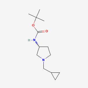 (R)-tert-Butyl 1-(cyclopropylmethyl)pyrrolidin-3-ylcarbamate