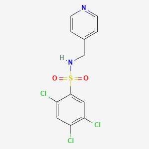 (4-Pyridylmethyl)((2,4,5-trichlorophenyl)sulphonyl)amine