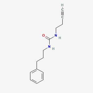 molecular formula C14H18N2O B2699881 1-(丁-3-炔基)-3-(3-苯基丙基)脲 CAS No. 1351645-49-2