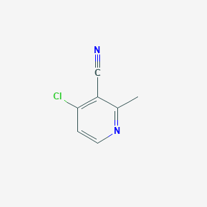 molecular formula C7H5ClN2 B2699898 4-氯-2-甲基烟酰腈 CAS No. 1261487-92-6