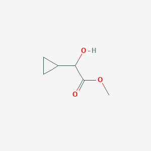molecular formula C6H10O3 B2699926 Methyl 2-cyclopropyl-2-hydroxyacetate CAS No. 98730-93-9