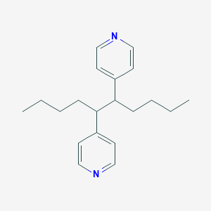 molecular formula C20H28N2 B2699932 4-[6-(Pyridin-4-yl)decan-5-yl]pyridine CAS No. 865074-38-0