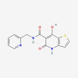 molecular formula C14H11N3O3S B2699939 4-(4-{[4-(2-乙氧基苯基)哌嗪-1-基]羰基}哌嗪-1-基)-6-苯氧基吡嘧啉 CAS No. 1251606-80-0