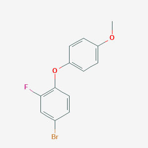 4-Bromo-2-fluoro-1-(4-methoxyphenoxy)benzene