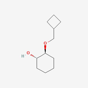 molecular formula C11H20O2 B2699985 (1S,2S)-2-(cyclobutylmethoxy)cyclohexan-1-ol CAS No. 2165947-65-7