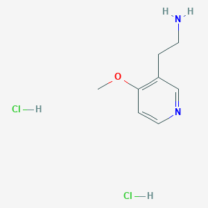 molecular formula C8H14Cl2N2O B2700029 2-(4-Methoxypyridin-3-yl)ethan-1-amine dihydrochloride CAS No. 2094747-37-0