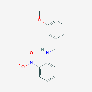 molecular formula C14H14N2O3 B2700049 N-[(3-methoxyphenyl)methyl]-2-nitroaniline CAS No. 923774-28-1