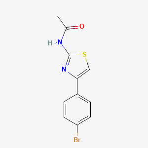 N-[4-(4-bromophenyl)-1,3-thiazol-2-yl]acetamide