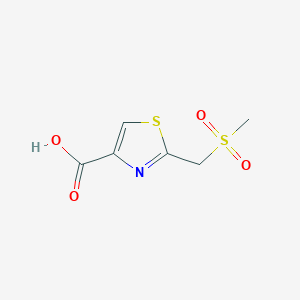 2-(Methylsulfonylmethyl)-1,3-thiazole-4-carboxylic acid