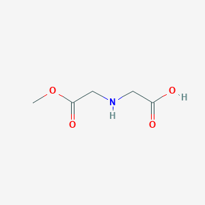 molecular formula C5H9NO4 B2700127 Glycine, N-(carboxymethyl)-, 1-methyl ester CAS No. 24715-40-0