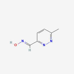 (NE)-N-[(6-methylpyridazin-3-yl)methylidene]hydroxylamine