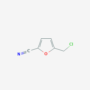 molecular formula C6H4ClNO B2700201 2-呋喃基-5-(氯甲基)-2-腈 CAS No. 106240-48-6