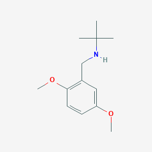 molecular formula C13H21NO2 B2700214 Tert-butyl[(2,5-dimethoxyphenyl)methyl]amine CAS No. 953891-36-6