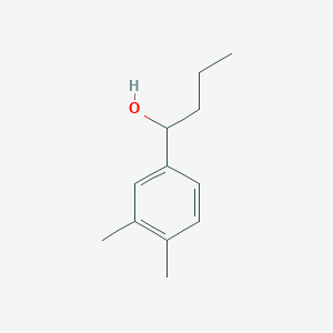 molecular formula C12H18O B2700219 1-(3,4-Dimethylphenyl)-1-butanol CAS No. 1071719-97-5