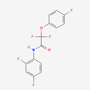 N-(2,4-difluorophenyl)-2,2-difluoro-2-(4-fluorophenoxy)acetamide