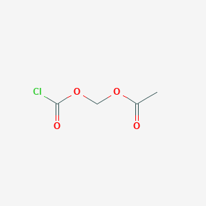molecular formula C4H5ClO4 B2700263 Carbonochloridic acid, (acetyloxy)methyl ester CAS No. 133217-71-7