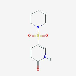 molecular formula C10H14N2O3S B2700324 5-(Piperidine-1-sulfonyl)-1,2-dihydropyridin-2-one CAS No. 627839-96-7