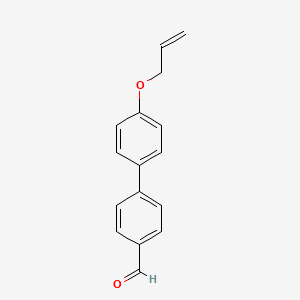 molecular formula C16H14O2 B2700331 4-(4-Prop-2-enoxyphenyl)benzaldehyde CAS No. 380431-00-5