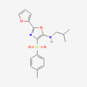 2-(furan-2-yl)-4-[(4-methylphenyl)sulfonyl]-N-(2-methylpropyl)-1,3-oxazol-5-amine