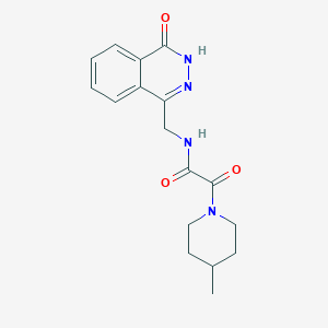 molecular formula C17H20N4O3 B2700379 2-(4-methylpiperidin-1-yl)-2-oxo-N-((4-oxo-3,4-dihydrophthalazin-1-yl)methyl)acetamide CAS No. 923184-16-1