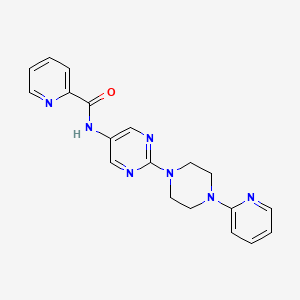 N-(2-(4-(pyridin-2-yl)piperazin-1-yl)pyrimidin-5-yl)picolinamide