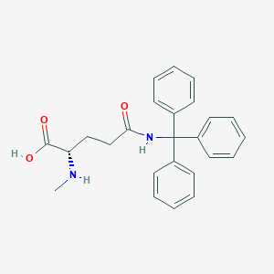 molecular formula C25H26N2O3 B2700455 H-甲基谷氨酰(Trt)-羟基 CAS No. 2389078-89-9
