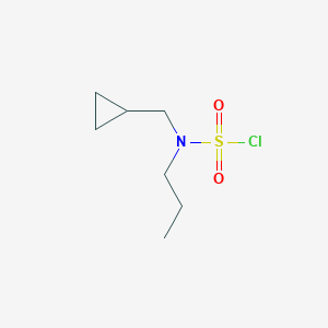 Cyclopropylmethyl(propyl)sulfamoyl chloride