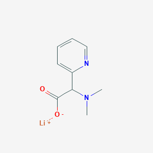 molecular formula C9H11LiN2O2 B2700486 Lithium 2-(dimethylamino)-2-(pyridin-2-yl)acetate CAS No. 2197052-74-5