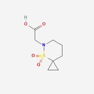 2-(4,4-Dioxido-4-thia-5-azaspiro[2.5]octan-5-yl)acetic acid